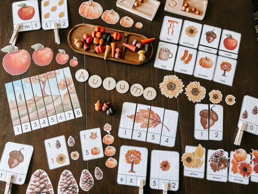 Autumn Morning Basket/Activity Kit - preschool/kinder