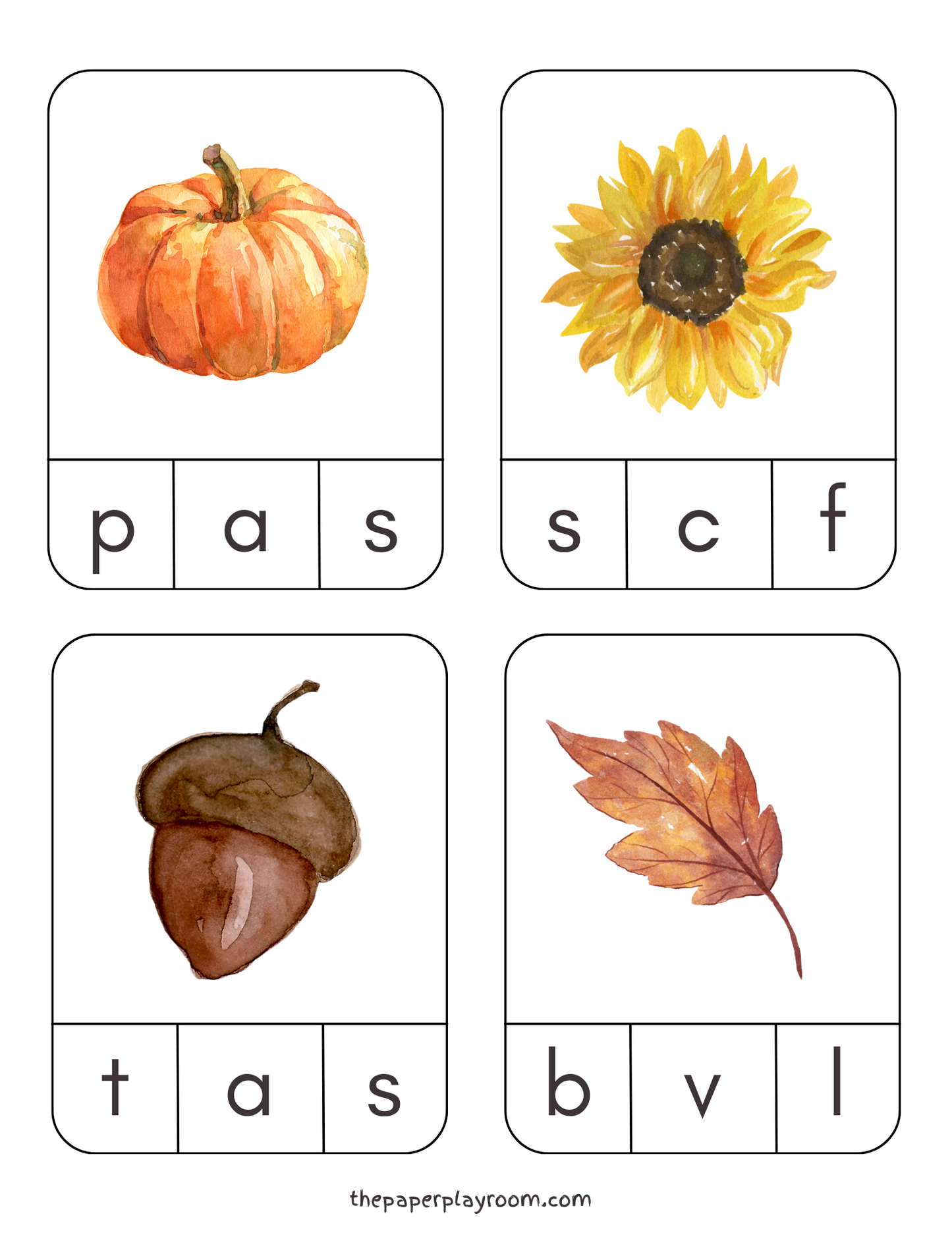 Autumn Morning Basket/Quiet Time Kit - Preschool
