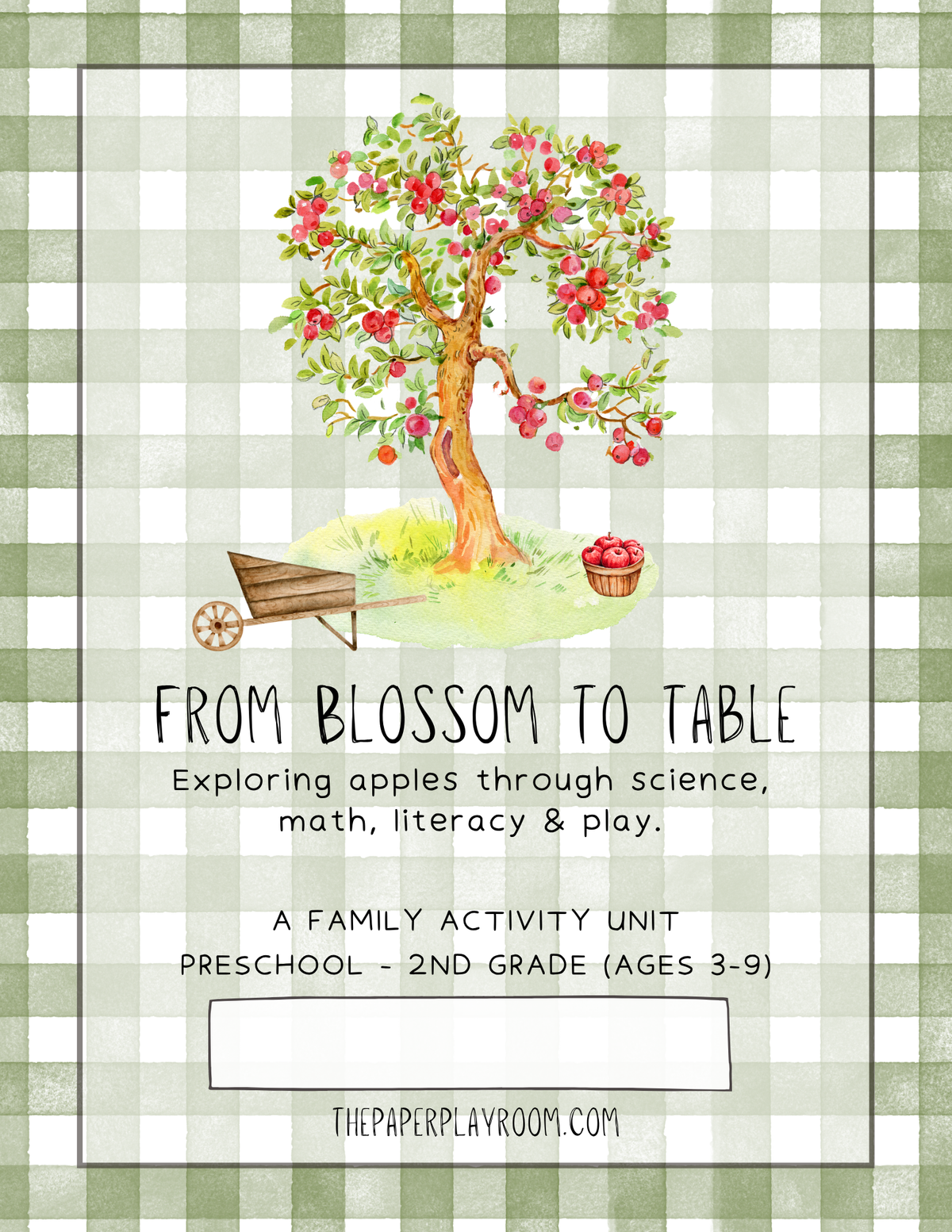 From Blossom to Table - An Apple Activity Unit