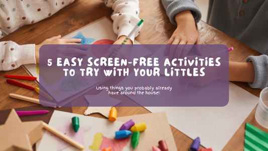 5 Easy Screen-Free Morning Invitations for Quiet Play (with things you have around the house)🌿✨