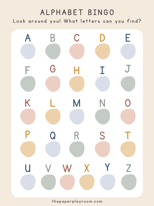 ABC Bingo – Free Printable Download