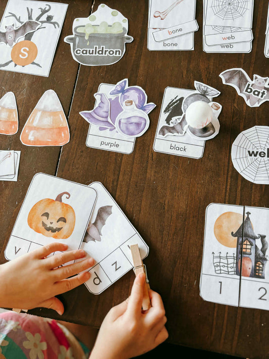 Halloween Morning Basket/ Quiet Time kit - preschool