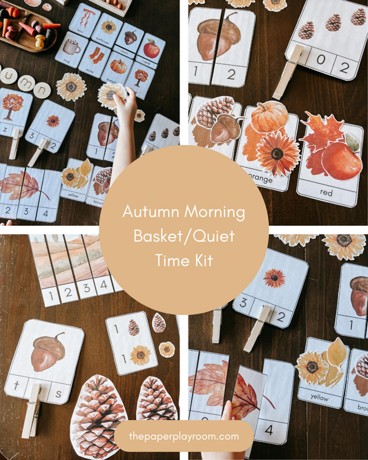 Autumn Morning Basket/Quiet Time Kit - Preschool