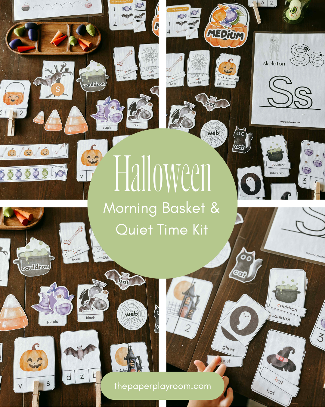 Halloween Morning Basket/ Quiet Time kit - preschool