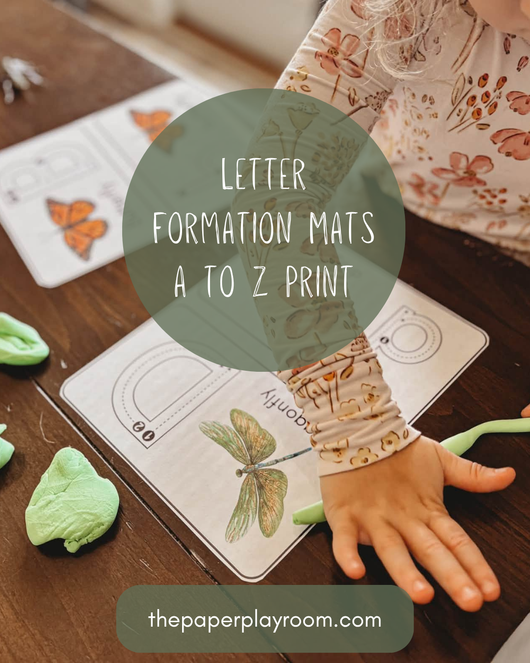 Pre-Writing Letter Practice Mats (Full Alphabet Print)