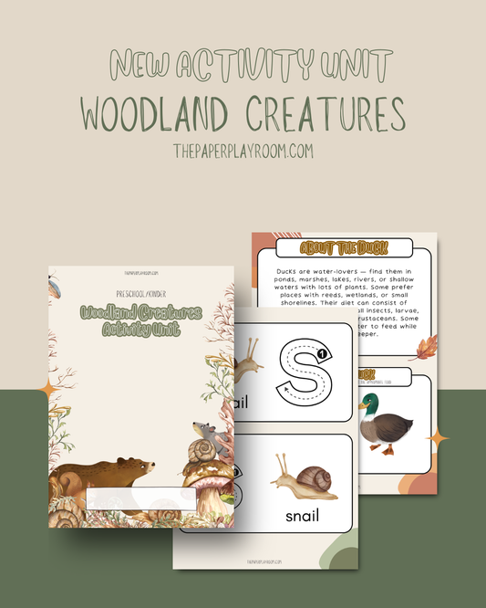 Woodland Animals - Activity Unit