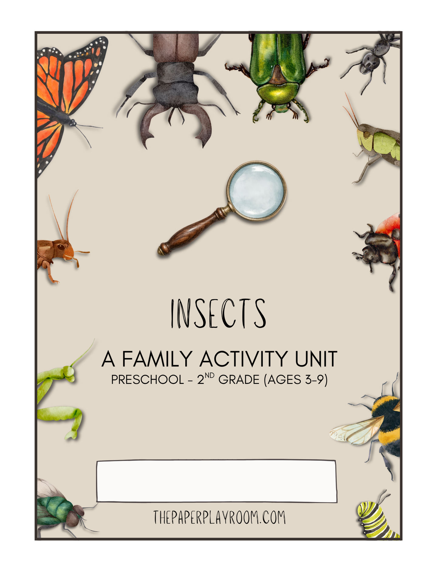 Intro to Insects Activity Unit